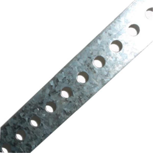 Steelworks 11149 2.81 x 72 in. Plated Slotted Steel Strapping 213900 - main